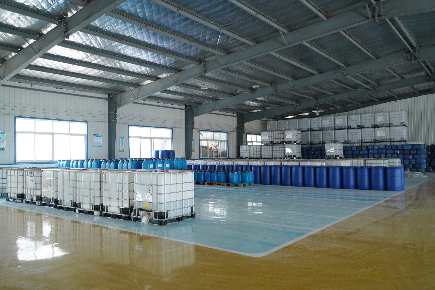 ENZE customer-supplied warehouse interior