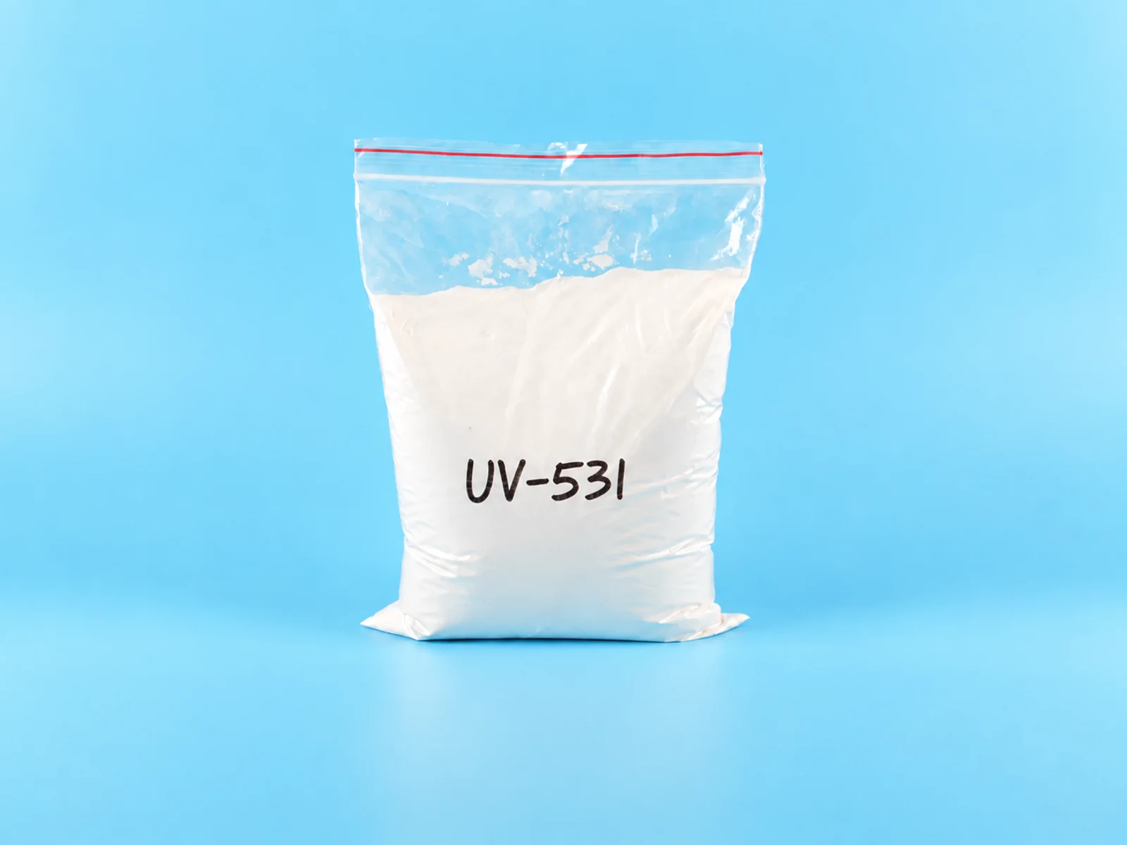 UV-531 powder sample in a laboratory dish